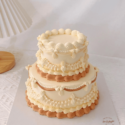2 Tier - Classic Vintage 4" + 6" 2 Tier - Classic Vintage 4" + 6"
